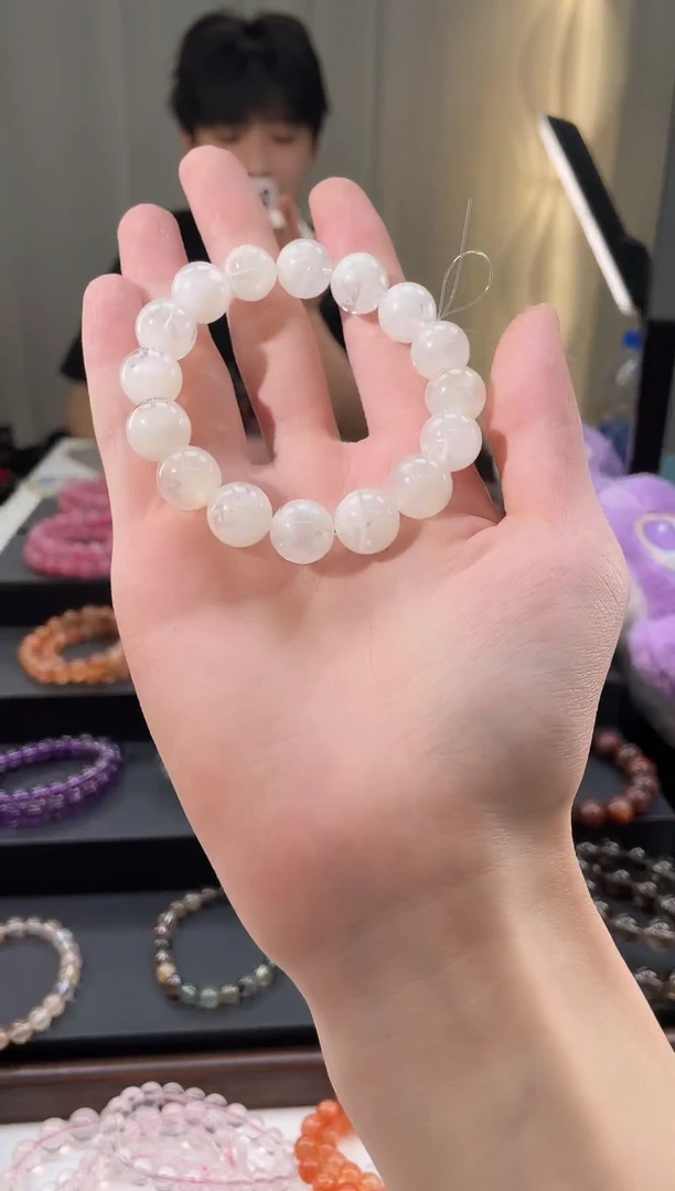 未镶嵌手串水晶雪花幽灵