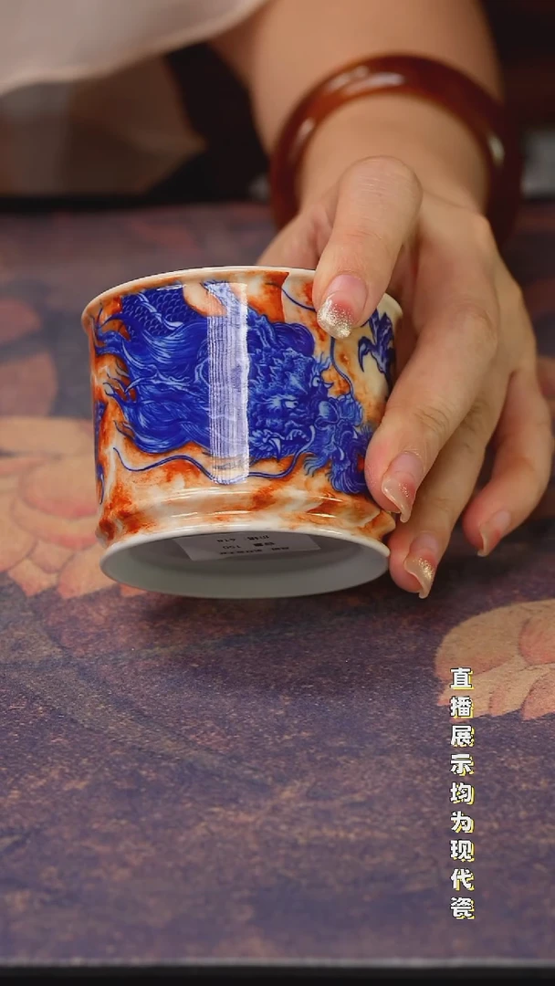 景德镇纯手工手绘陶瓷杯