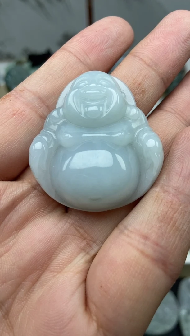 颈饰未镶嵌翡翠佛公