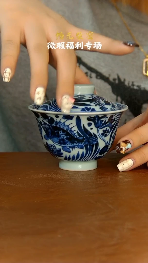 微瑕柴窑手工茶具-54