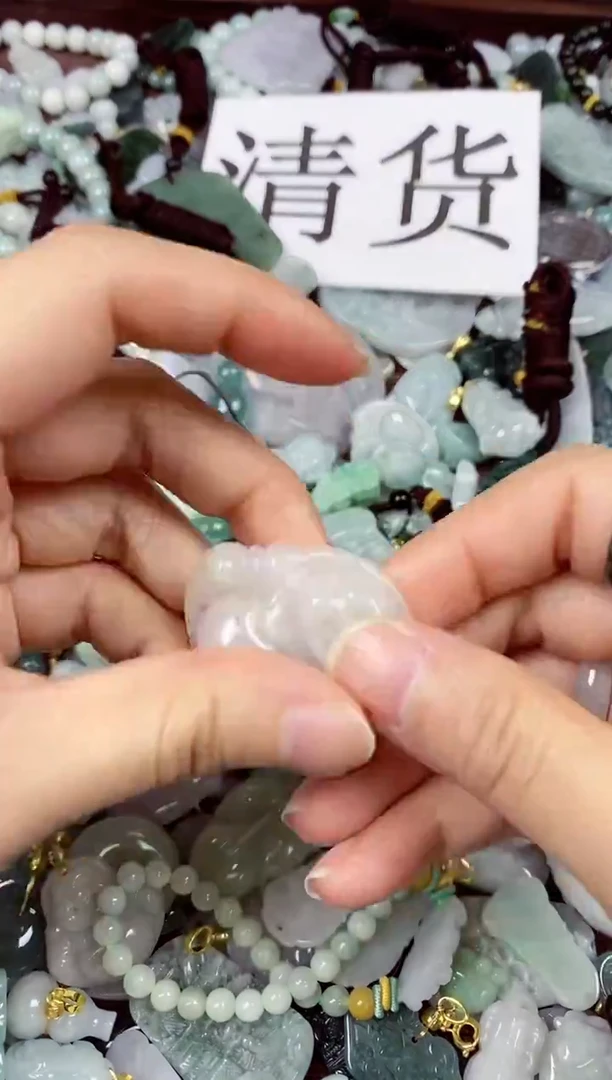 【闪购商品】翡翠颈饰未镶嵌天然A货翡翠1401