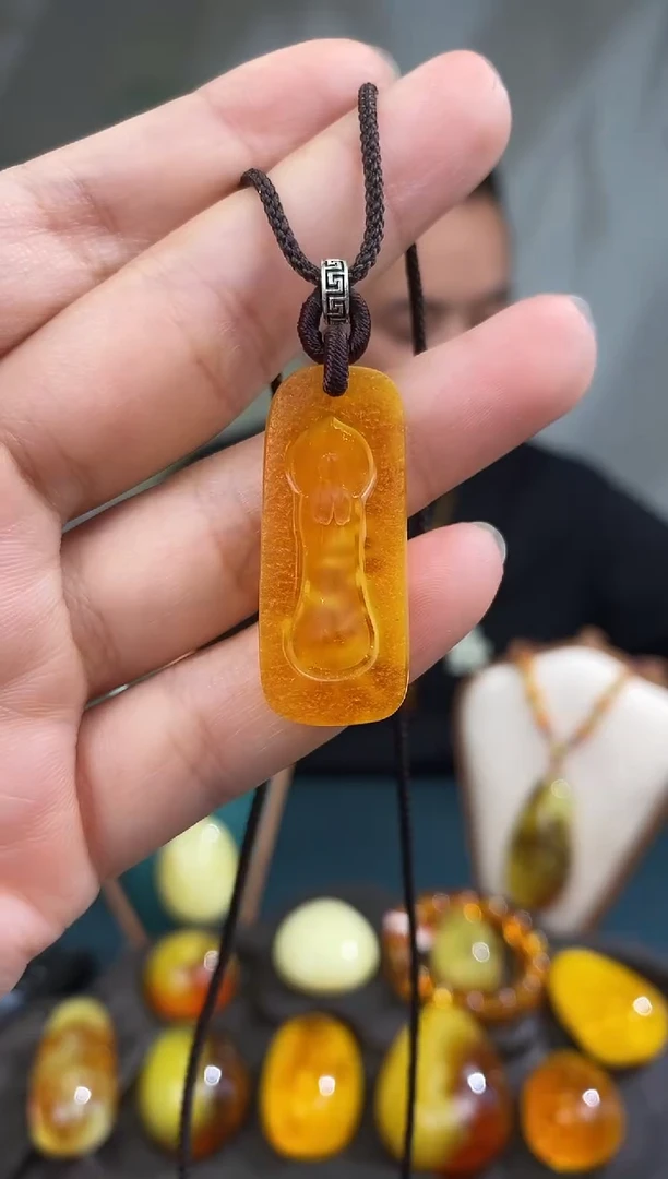 裸石琥珀未镶嵌基地发货 一物一证 顺丰包邮