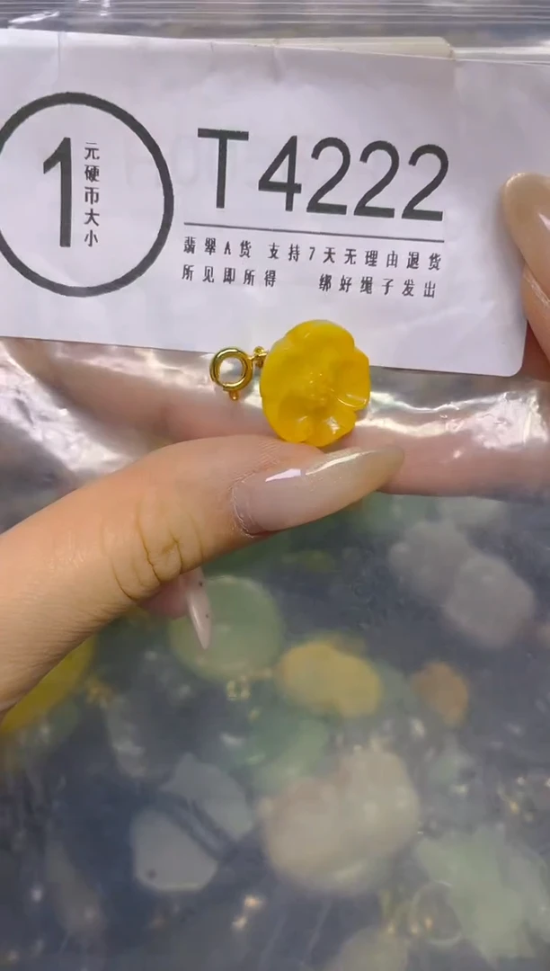 颈饰未镶嵌翡翠/ T /翡翠A货，一件也是批发价