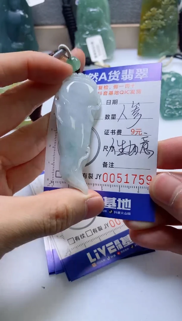 【闪购商品】翡翠挂件未镶嵌              