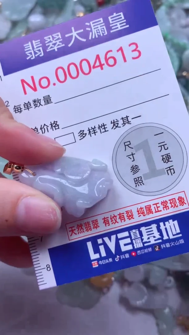 吊坠(不含链)未镶嵌翡翠4613