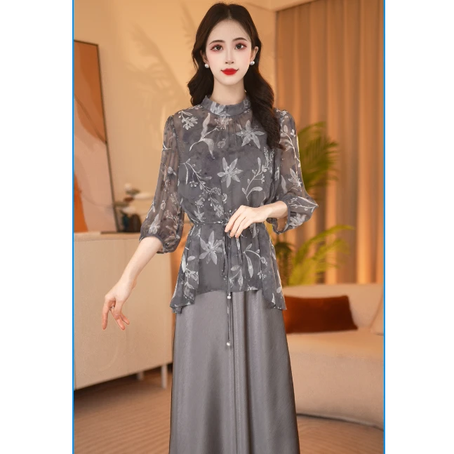 春夏秋显瘦气质洋气时尚两件连衣裙25A078