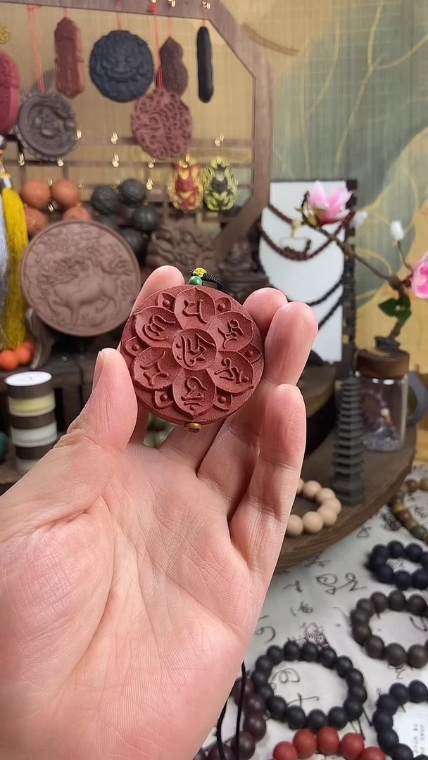 泥塑洛神赋合香牌