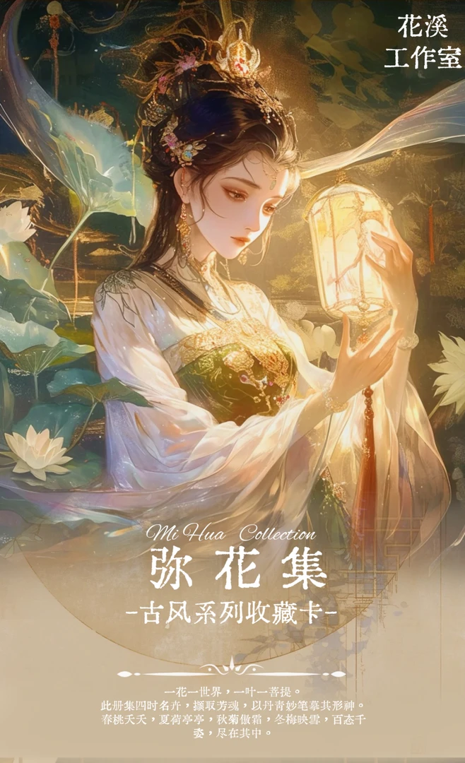 花溪工作室《弥花集》古风系列收藏卡