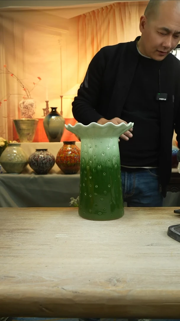 高31口22高温陶瓷花瓶