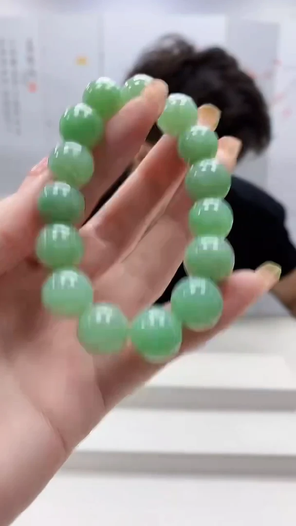 未镶嵌定制翡翠5145ry-毛货手串50