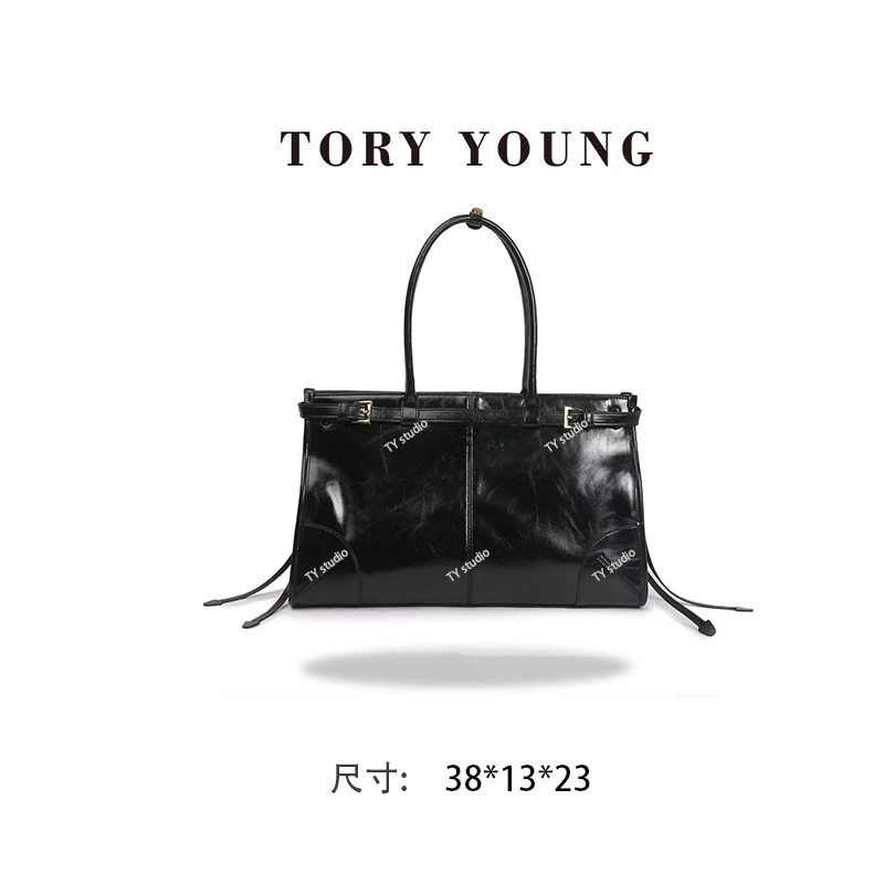【TY】SKL-G8023-黑色 轻奢高级韩版单肩潮流时尚简约女包