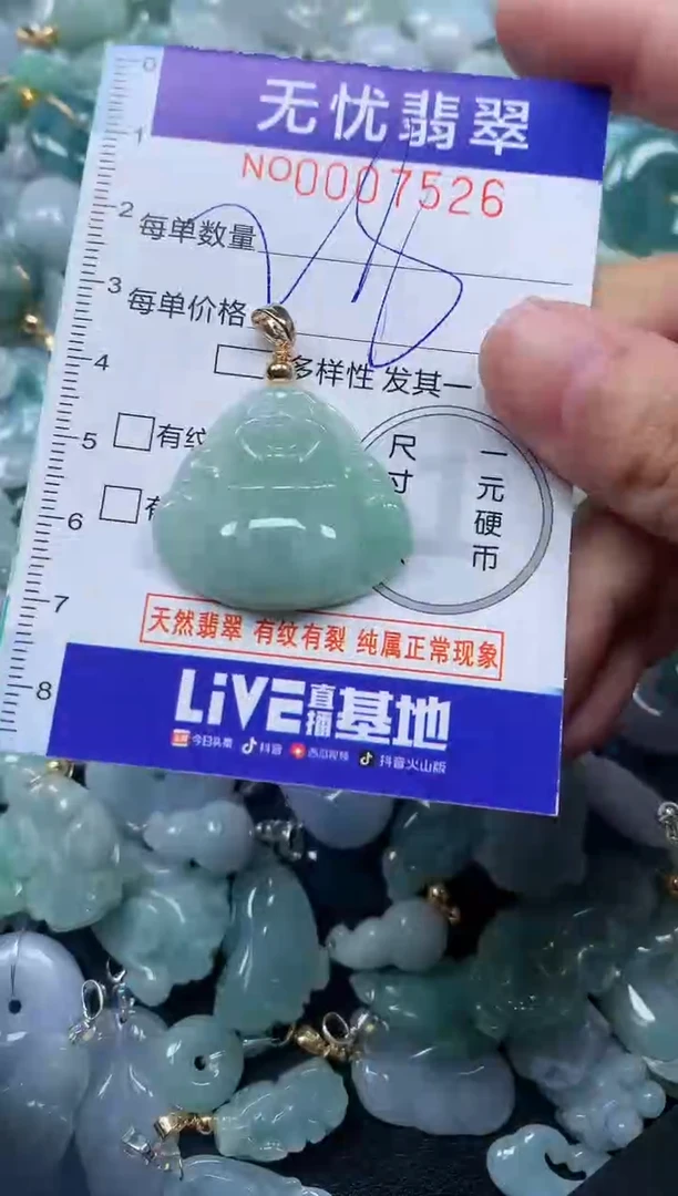 颈饰未镶嵌翡翠7526