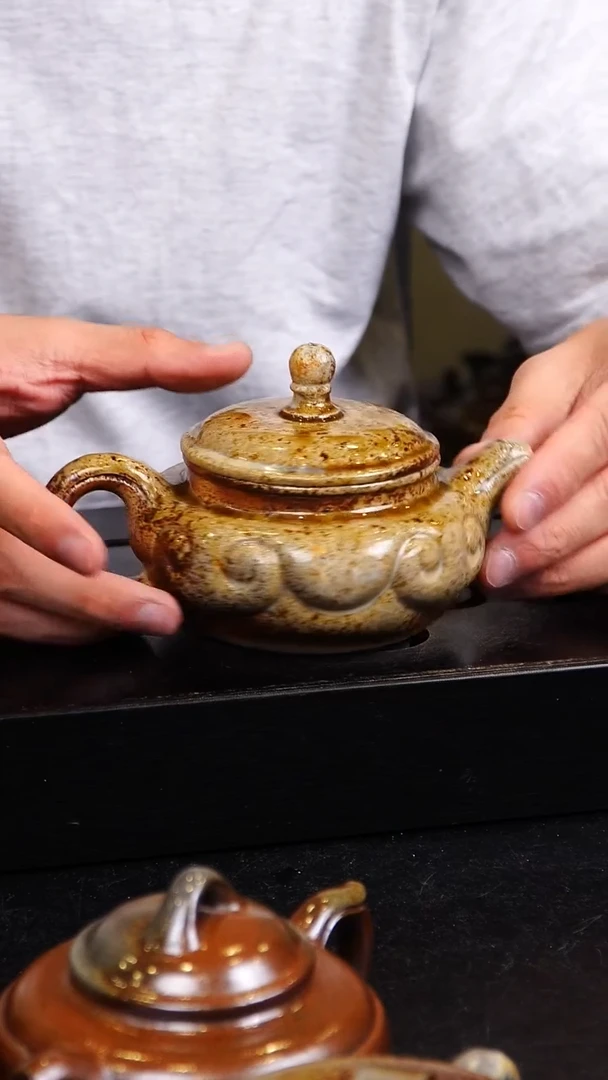 茶壶紫砂宜兴紫砂柴烧