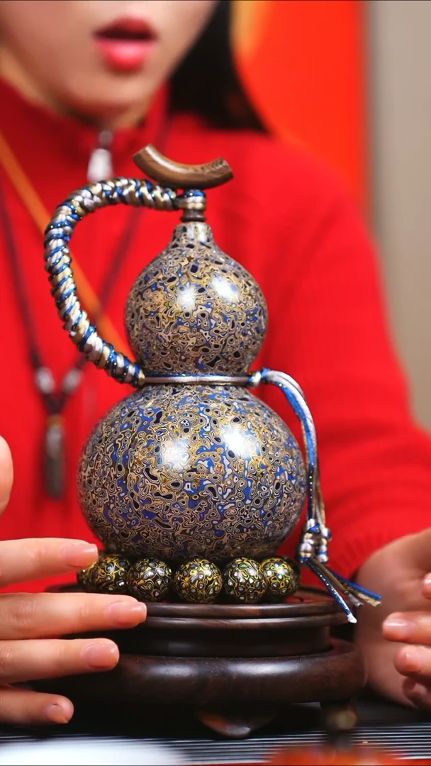 【闪购商品】JQ166过年礼臻选大漆酒葫芦