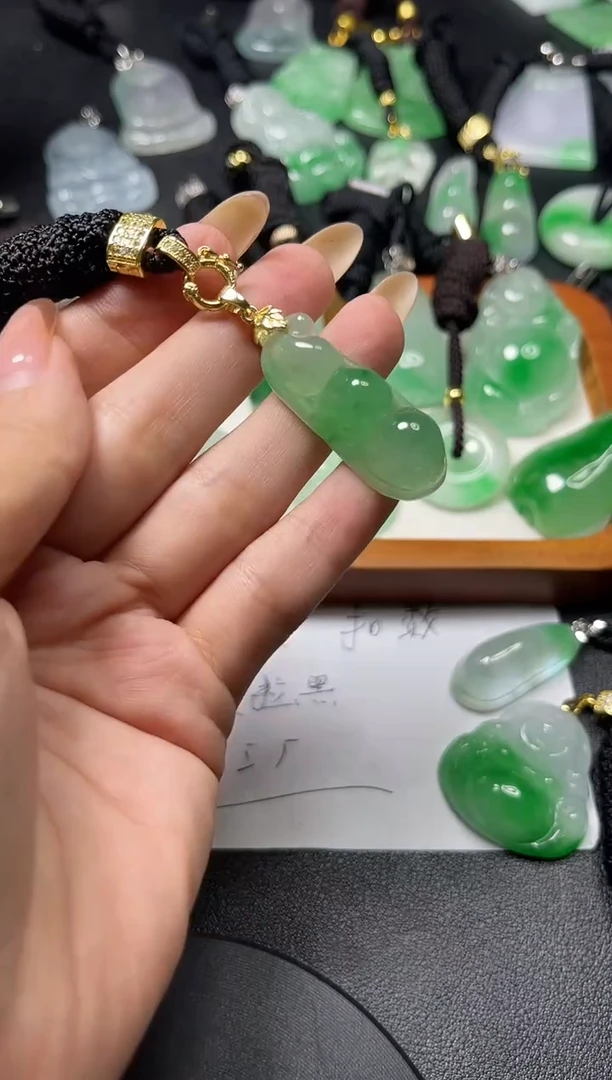 颈饰未镶嵌翡翠所见即所得 一图一物