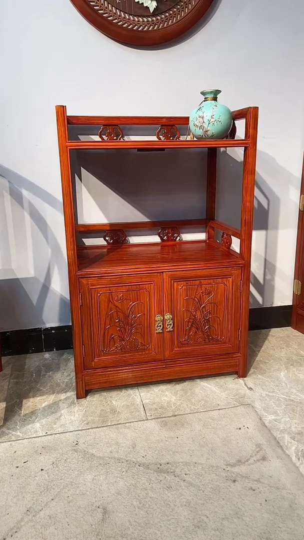 花梨木类成套家具60茶水柜