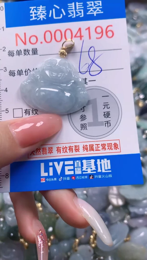 翡翠未镶嵌颈饰496