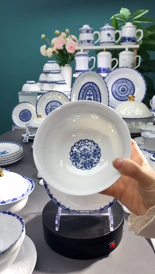 【闪购商品】陶瓷青花春意散件