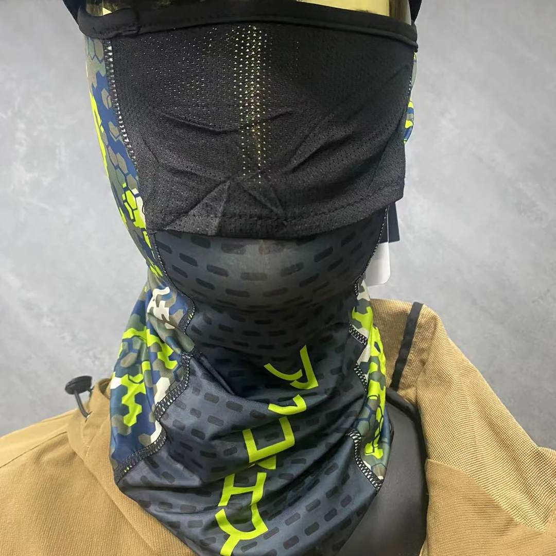 akfs爱克飞丝专业防晒面巾UPF50+透气时尚多功能面罩吸烟孔遮脸