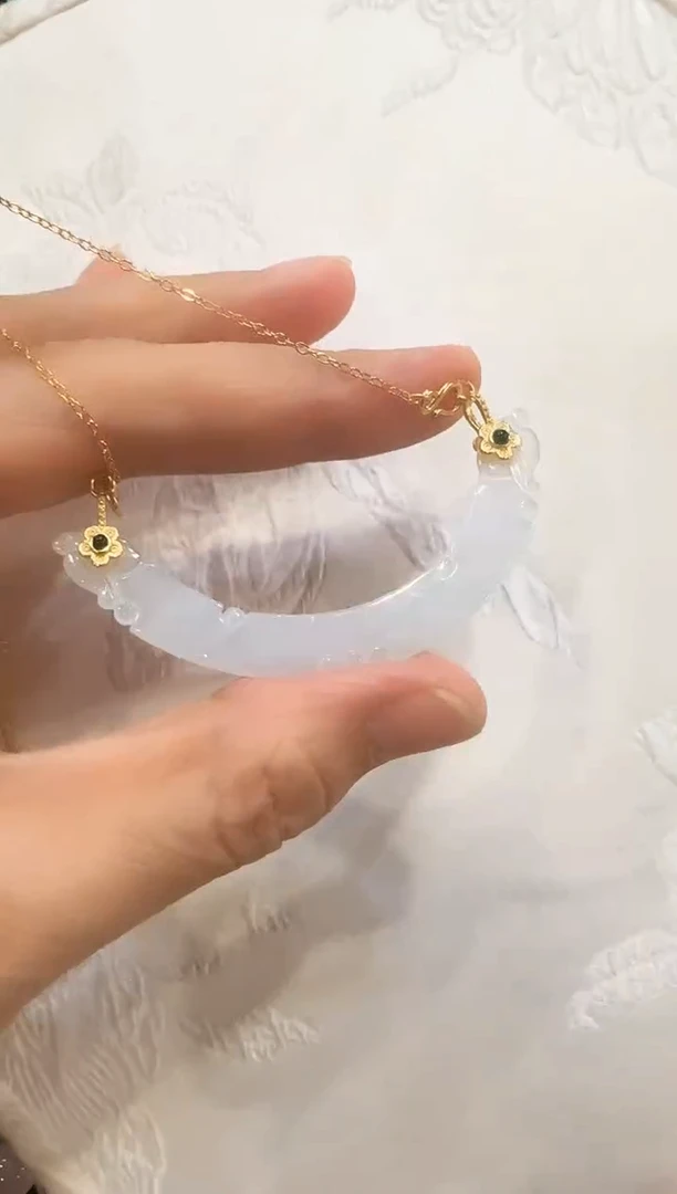颈饰未镶嵌翡翠国风