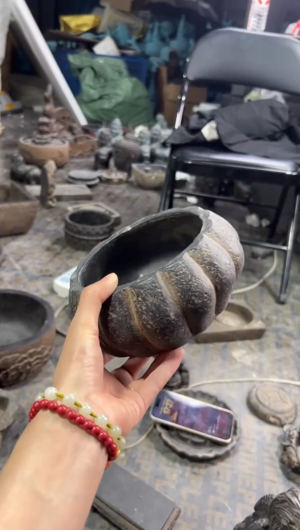 陶土【火山泥】南瓜盆