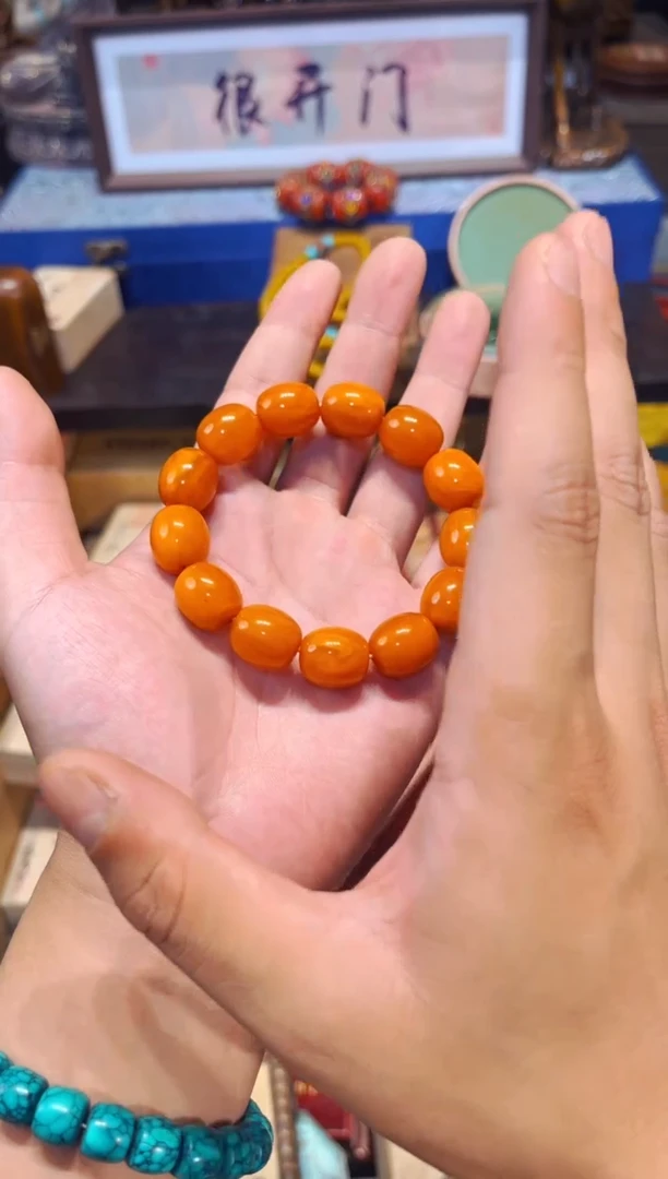 未镶嵌蜜蜡裸石C老七专属高端精品78