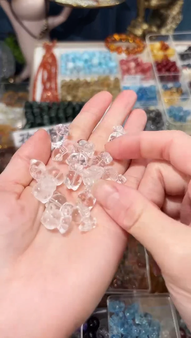 【闪购商品】水晶手串未镶嵌白水晶kt猫一个约卡11