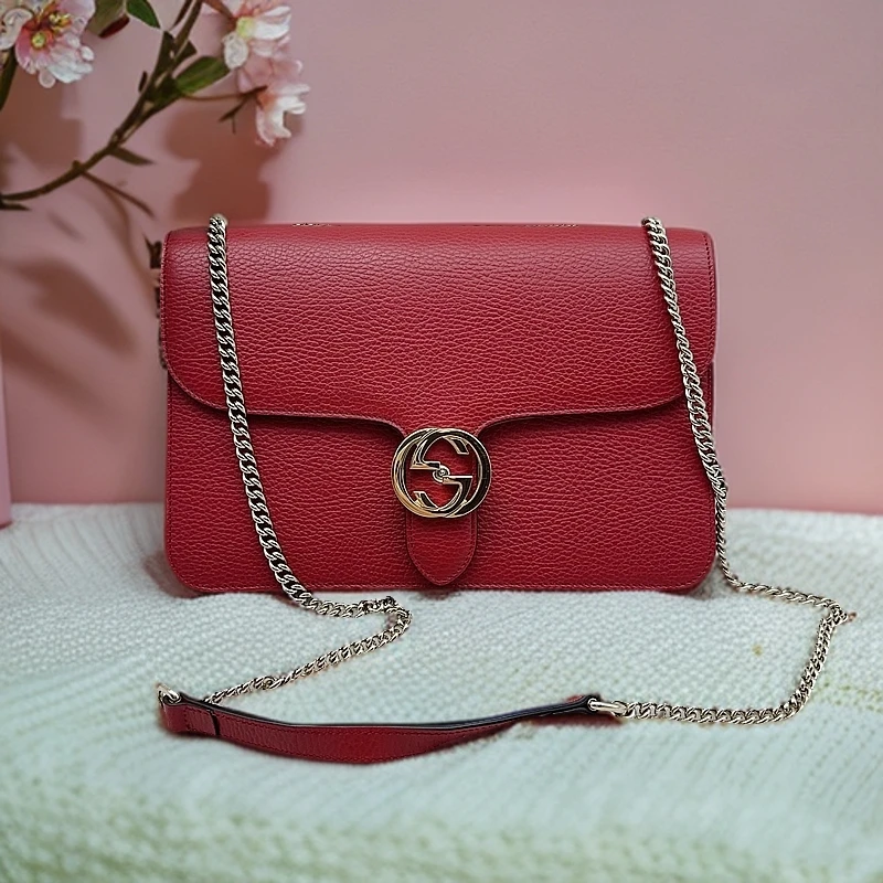 95新 GUCCI/古驰  红色风琴包 1147 1189