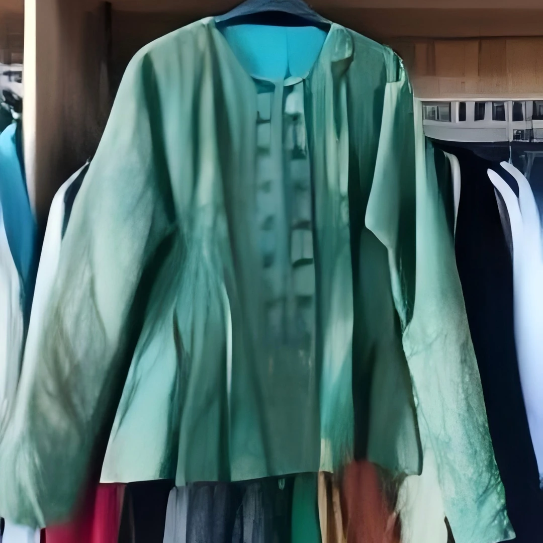 新中式丝粘提花外套