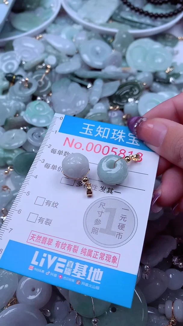 翡翠未镶嵌吊坠(不含链)5818