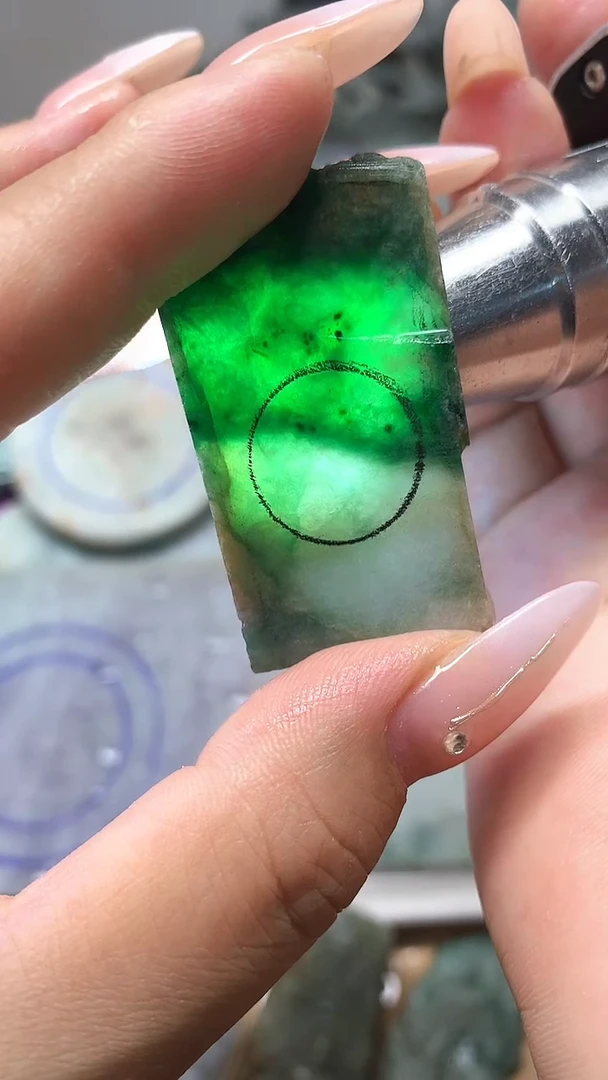 裸石翡翠天然缅甸翡翠A货19