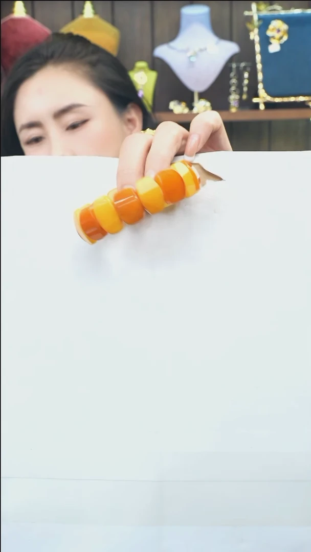 手链琥珀未镶嵌多人