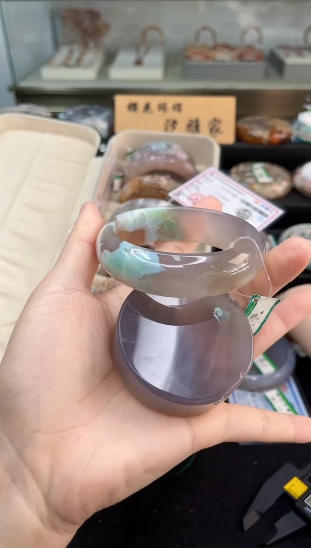 未镶嵌手镯石英质玉60圈口（赠品镯心）S9880