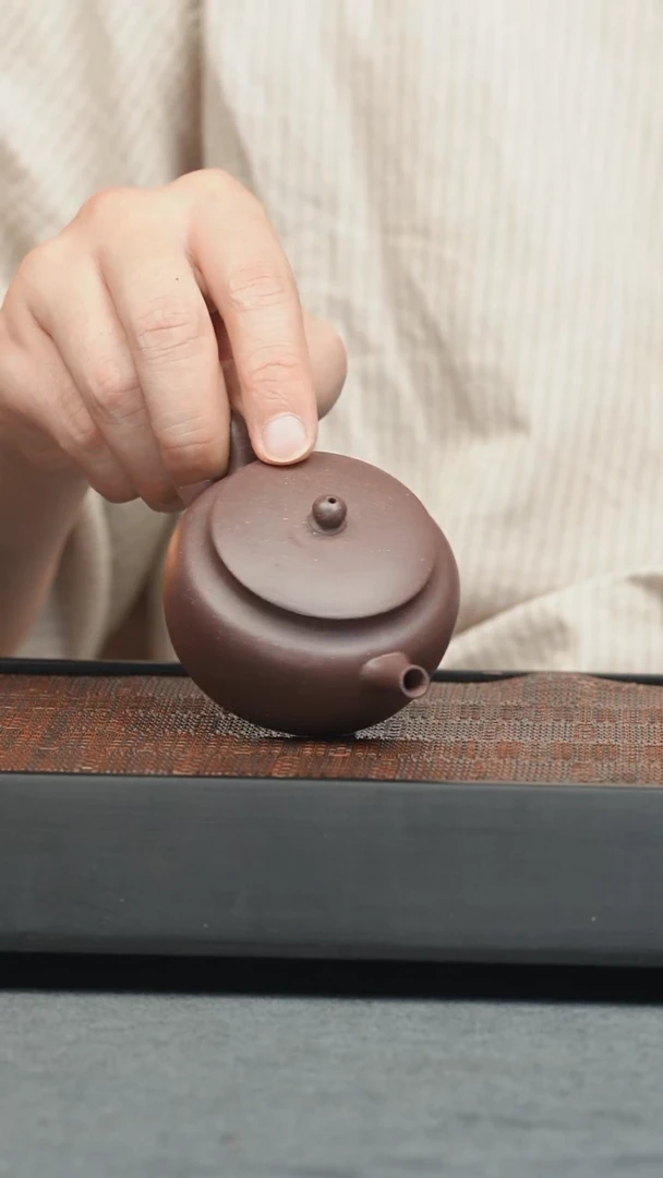 茶壶紫砂桑扁-底槽清