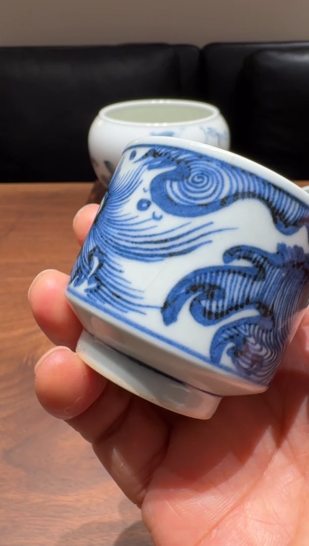 诗*邪克勤堂海浪直口杯