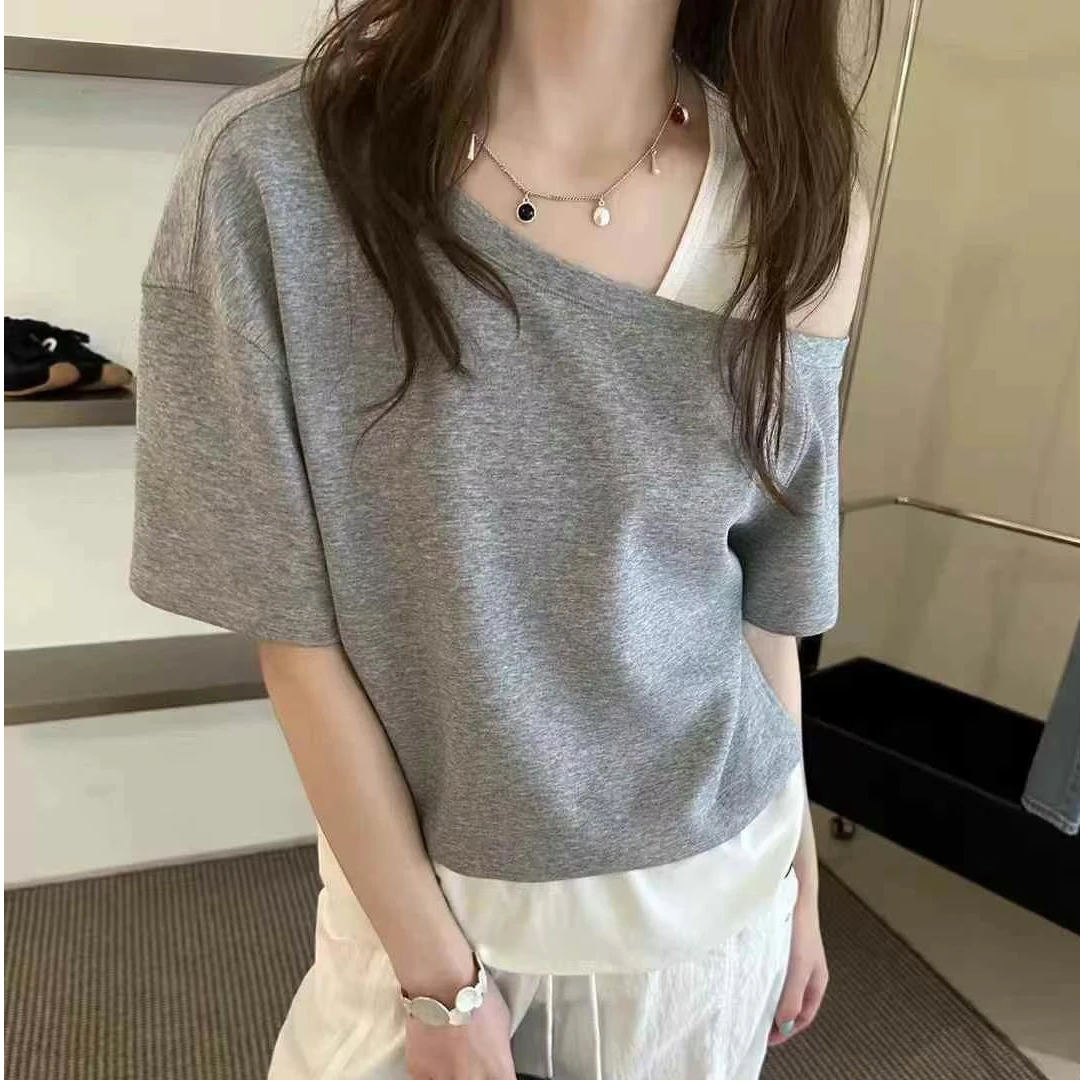 气质洋气女款正品春游出行出游假两件女装五一旅游洋气衣服女