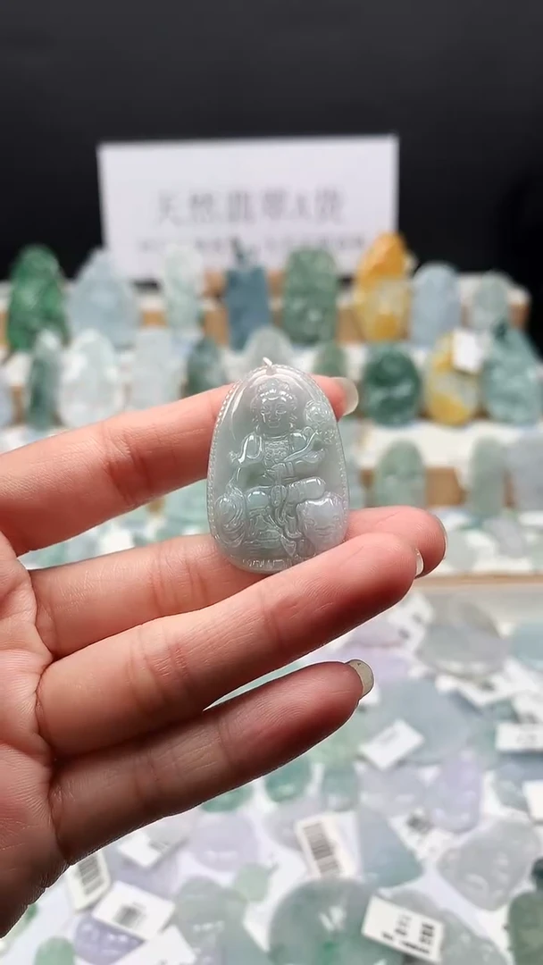 吊坠(不含链)未镶嵌翡翠35  普贤菩萨吊坠（龙，蛇）