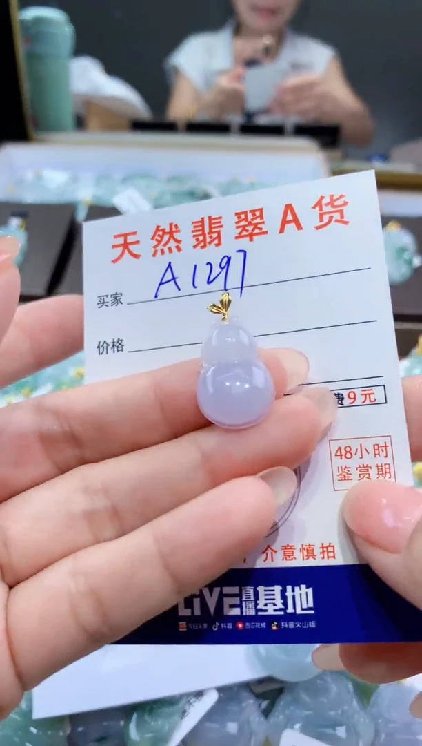颈饰未镶嵌翡翠天然翡翠A货挂件