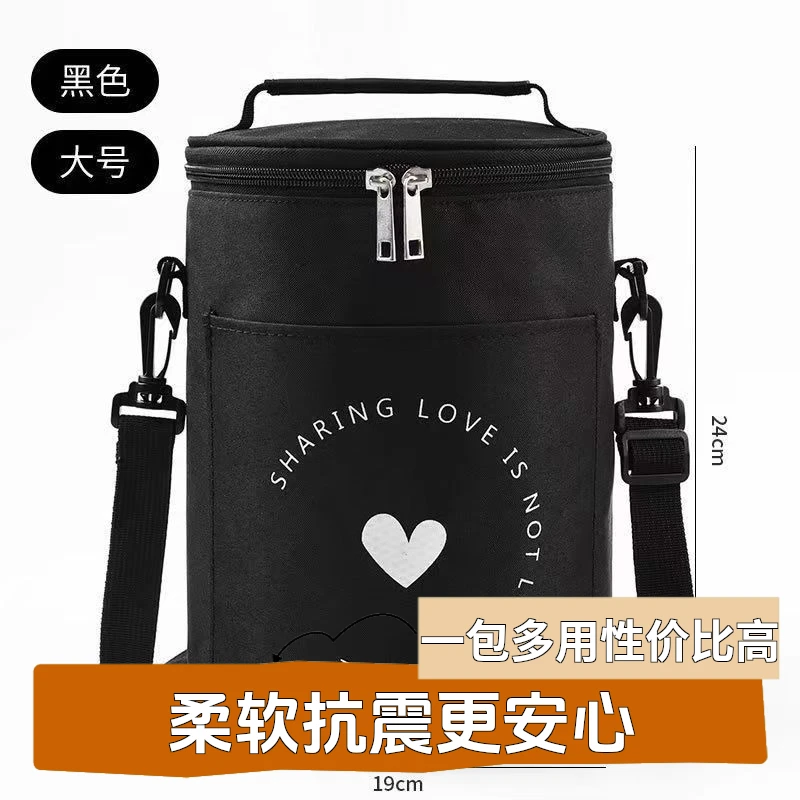 加厚铝箔隔热收纳袋可手提可肩背收纳袋车内户外野营储能罐保护套