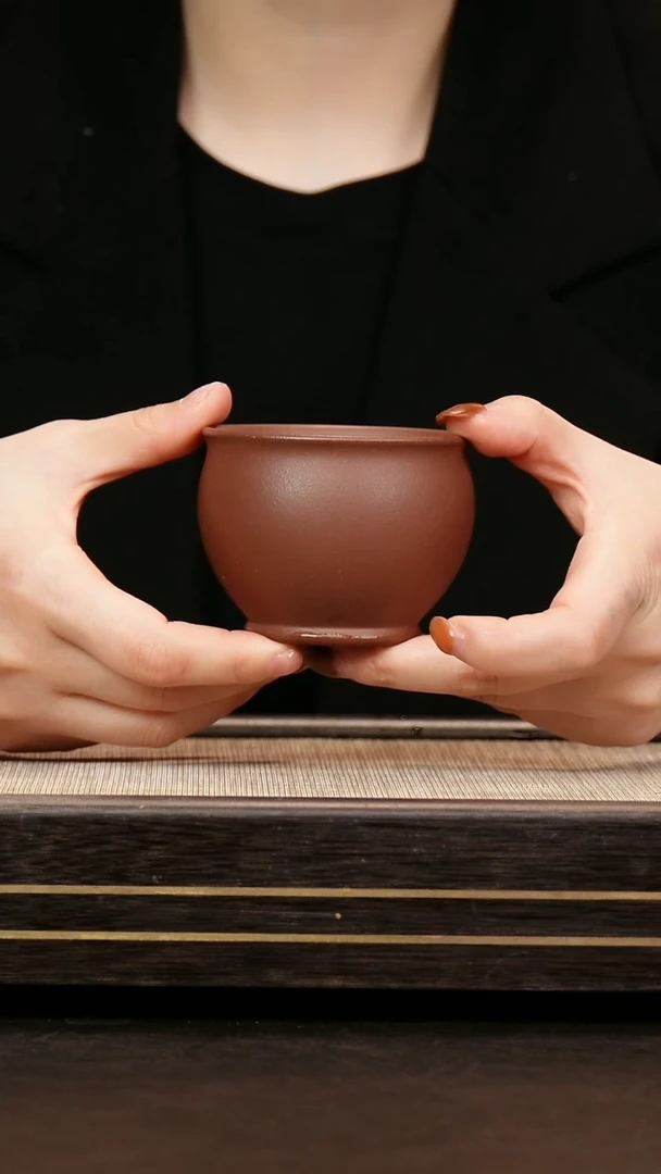 茶壶紫砂紫泥 风水缸杯150cc