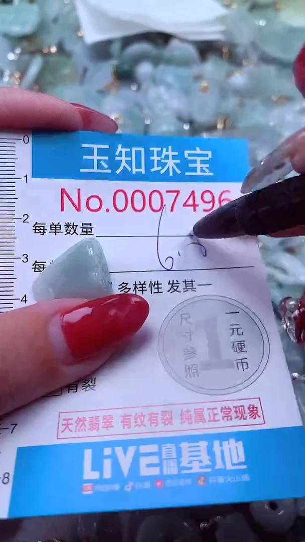 吊坠(不含链)未镶嵌翡翠7496