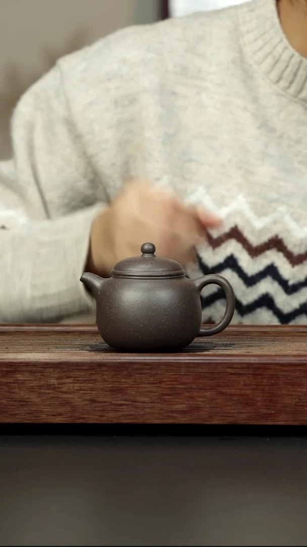 紫砂茶壶千禧紫泥 匏樽