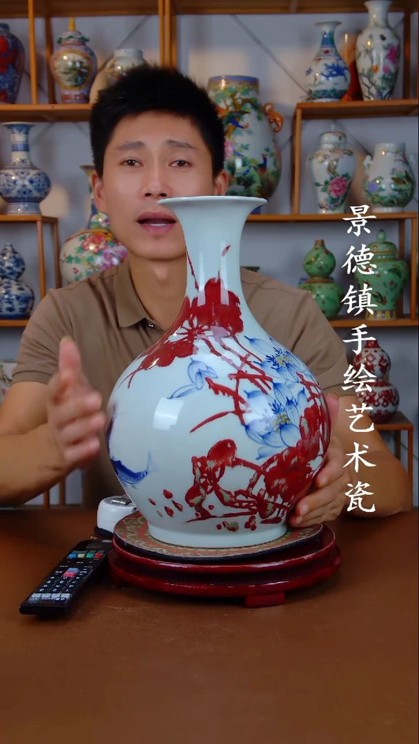 现代景德镇手工手绘陶瓷摆件24