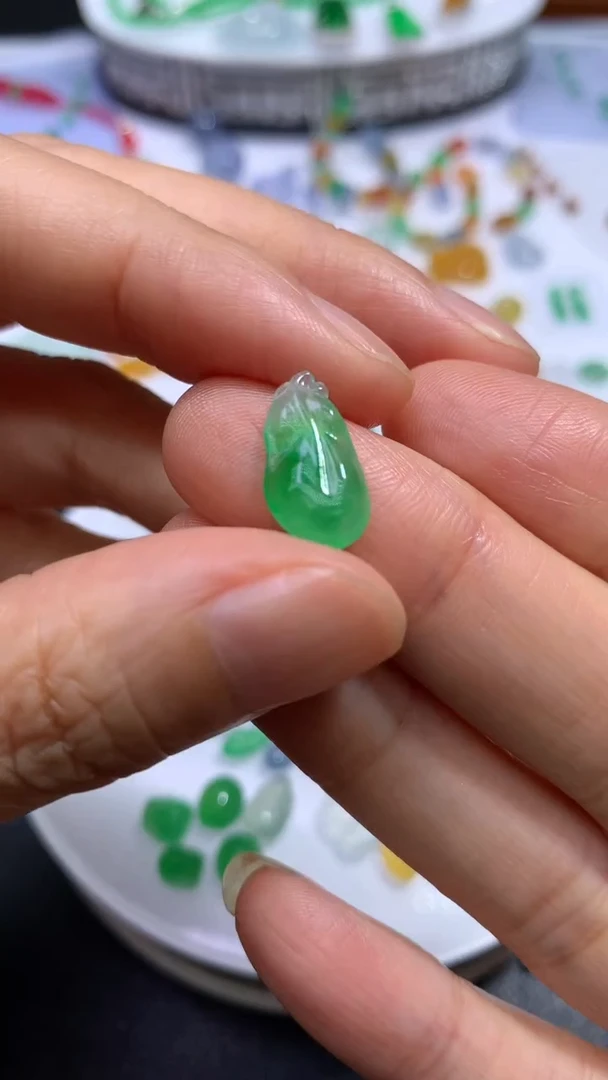 未镶嵌定制翡翠 叶子