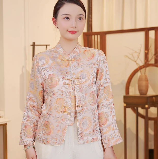 丝年.拂晓｜秋季新款新中式国风重磅上衣外套-5084