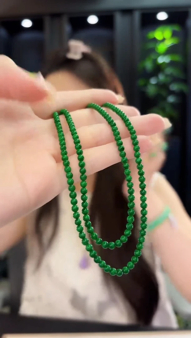 翡翠未镶嵌颈饰 缅料A货/支持复检/一件