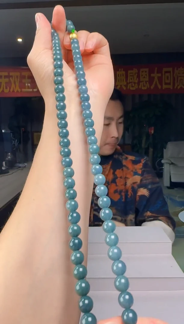 翡翠未镶嵌颈饰多样性发其一DY@@60B7J04437