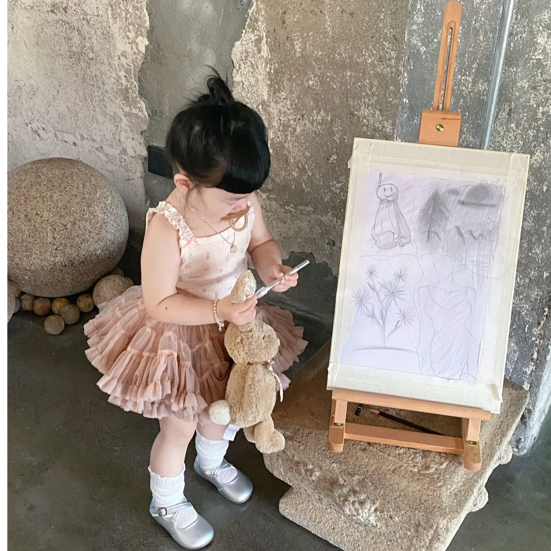 【星美乐】25夏款卷边百搭网眼吊带衫