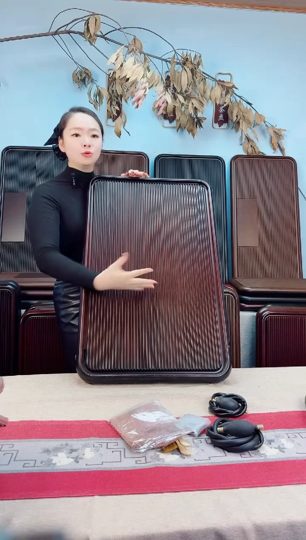 千川胡桃色茶盘80*50*5