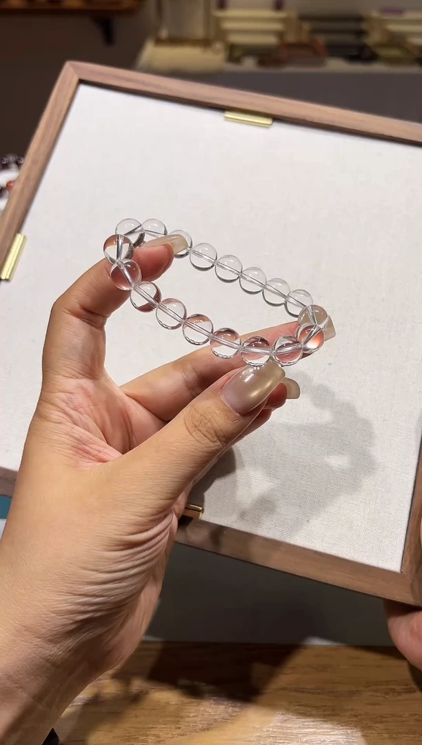 未镶嵌手链水晶特级白水晶卡10＋